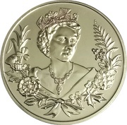 2 Dollars - Elizabeth II Lifetime of Service, United Kingdom, 2012 reverse image