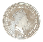 2 Dollars - Elizabeth II Cunard Ship in color obverse image