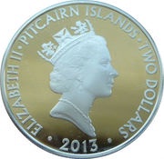 2 Dollars - Elizabeth II Wreath at Cenotaph obverse image