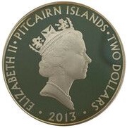 2 Dollars - Elizabeth II Royal Variety Performance Show obverse image