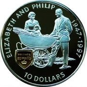 10 Dollars - Elizabeth II Prince Edward, United Kingdom, 1997 reverse image