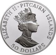 50 Dollars - Elizabeth II HMAV Bounty obverse image