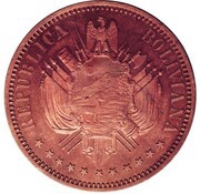 1 Boliviano Copper Pattern obverse image