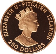 250 Dollars - Elizabeth II Drafting of Constitution obverse image