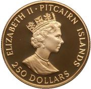 250 Dollars - Elizabeth II HMAV Bounty obverse image