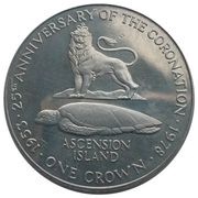 1 Crown - Elizabeth II Coronation, United Kingdom, 1978 reverse image