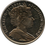 1 Crown - Elizabeth II Cemetery of the Somme obverse image