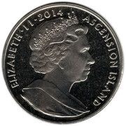 1 Crown - Elizabeth II Cemetery of the Somme; Colourised obverse image