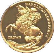 1 Crown - Elizabeth II Napoleon Bonaparte - Gold, United Kingdom, 2015 reverse image