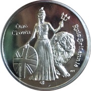 1 Crown - Elizabeth II 275th Anniversary Composition Rule Britannia, United Kingdom, 2015 reverse image