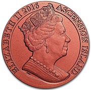 1 Crown - Elizabeth II 175th Anniversary Penny Red obverse image