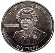 1 Crown - Elizabeth II 90th Birthday of Her Majesty Queen Elizabeth II, United Kingdom, 2016 reverse image