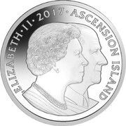 1 Crown - Elizabeth II Sapphire Jubilee, State opening of Parliament obverse image