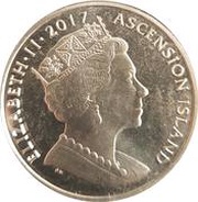 1 Crown - Elizabeth II Sapphire Jubilee obverse image