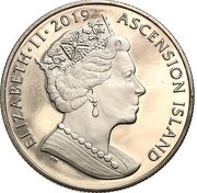 1 Crown - Elizabeth II Queen triggerfish obverse image