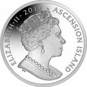 1 Crown - Elizabeth II First Man on the Moon obverse image