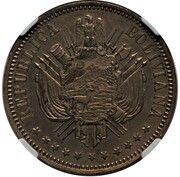 1 Boliviano Pattern obverse image