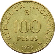 100 Pesos non-magnetic obverse image