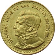 100 Pesos non-magnetic, Argentina, 1978-1980 reverse image