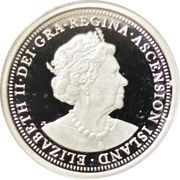 3 Pence - Elizabeth II Platinum Jubilee; Maundy Money obverse image