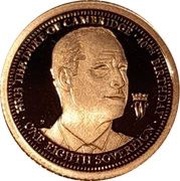 ⅛ Sovereign - Elizabeth II Prince William, United Kingdom, 2022 reverse image