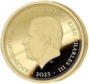 ⅛ Sovereign- Charles III Coronation obverse image