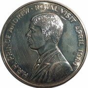 50 Pence - Elizabeth II Royal Visit, United Kingdom, 1984 reverse image