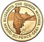 50 Pence - Elizabeth II, United Kingdom, 1995 reverse image