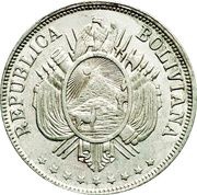 1 Boliviano obverse image