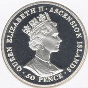50 Pence - Elizabeth II Queen Elizabeth II's 75th Birthday; Silver proof obverse image