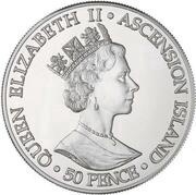 50 Pence - Elizabeth II Centennial of Queen Victoria's Death obverse image