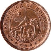 1 Boliviano obverse image