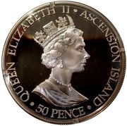 50 Pence - Elizabeth II WWII obverse image