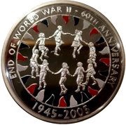 50 Pence - Elizabeth II WWII, United Kingdom, 2005 reverse image