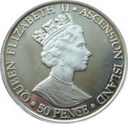 50 Pence - Elizabeth II Charles and Camilla Wedding obverse image