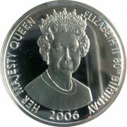 50 Pence - Elizabeth II 80th Birthday, United Kingdom, 2006 reverse image