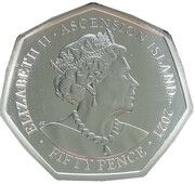 50 Pence - Elizabeth II wind in the willows obverse image