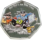 50 Pence - Elizabeth II wind in the willows, United Kingdom, 2021 reverse image