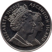 2 Pounds - Elizabeth II Nursing Prince Charles obverse image