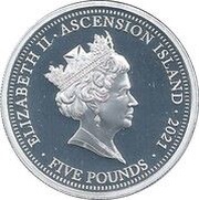 5 Pounds - Elizabeth II Prince Philip Memorial Salute obverse image