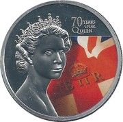 5 Pounds - Elizabeth II Platinum Jubilee, United Kingdom, 2022 reverse image