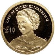 10 Pounds - Elizabeth II Diamond Jubilee, United Kingdom, 2012 reverse image