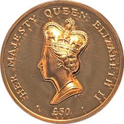 50 Pounds - Elizabeth II Diamond Jubilee, United Kingdom, 2012 reverse image