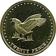 20 Pence - Elizabeth II reverse image