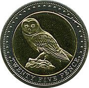25 Pence - Elizabeth II reverse image