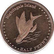 ½ Penny - Elizabeth II, United Kingdom, 2011 reverse image