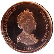 1 Penny - Elizabeth II obverse image