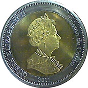 25 Pence - Elizabeth II obverse image