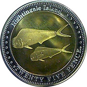 25 Pence - Elizabeth II reverse image