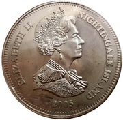 1 Crown - Elizabeth II VE Day obverse image